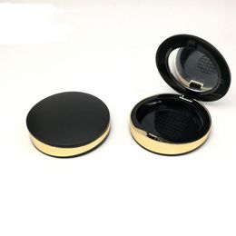 Plastic Empty Eyeshadow Case Blusher Case Round Powder Cosmetic Compact Container Empty Beauty Packing Box SN1660