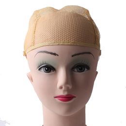 Professional Mesh Wig Caps Bella Hair for Making Wig with Adjustable Straps and Combs Swiss Lace Black Medium Size