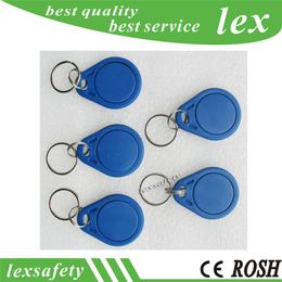 RFID ID card keytag keyfobs Chain Operating Frequency:125KHZ RFID Price Tag cards TK4100 Fob key tags Access Control Door Lock