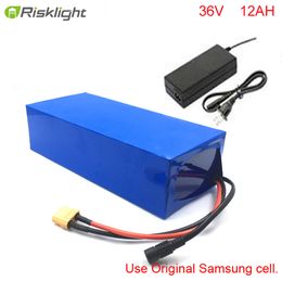 36v 12ah lithium ion battery 250w 500w ebike battery for 36v 500W 8fun bafang BBS01 mid motor crank drive ebike battery