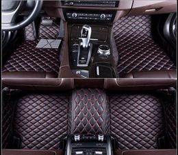 Fit Cadillac XT5 2016-2018 luxury custom PU leather waterproof floor mats254Y