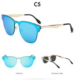 Wholesale-HOT Popular Brand Designer Sunglasses for Men Women Casual Cycling Outdoor Fashion Siamese Sunglasses Spike Cat Eye Sunglasses