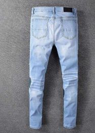 Hot selling!Brand New Mens Designer Jeans Luxury Jeans Men Women Distressed Zipper Ripped Denim Pants Mens Designer Pants Size 29-42
