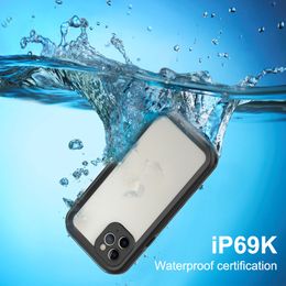 for iPhone 11 PRO MAX Case Samsug galaxy S20 Waterproof Soft TPU Phone Back Cover Drop-resistance Shockproof Can Take Pictures Under Water