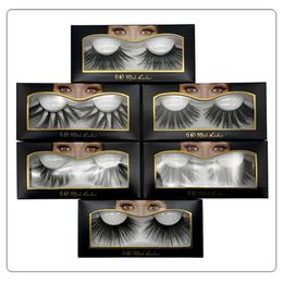 6D 25mm leeches mink false eyelashes stereo messy cross eye lashes factory directly free ship 60