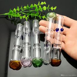 Flat Nozzle Philtre Glass Suction Wholesale Bongs Oil Burner Pipes Water Pipes Rigs Smoking