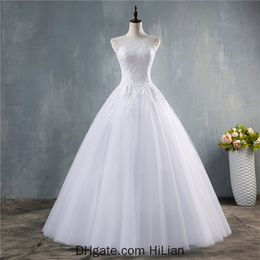 Sexy Beaded Crystal Open Back Corset Wedding Dresses 2020 Bride Dress High Quality Customer Made Plus Size