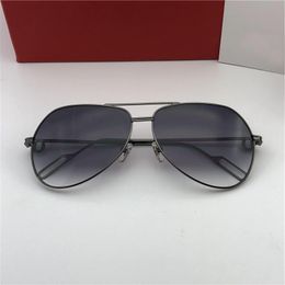 Luxury-Sunglasses For Men Popular Oval Frame design UV Protection Lens Coating Mirror Lens Color Plated Frame Come With Package Brand