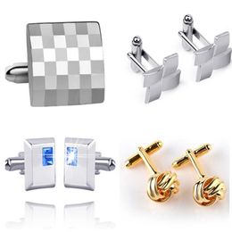 Square Cuff Link Rhinestone Cuff Links twist Cufflinks For man's French cufflinks wedding Best Fathers Day Xmas gift free TNT Fedex