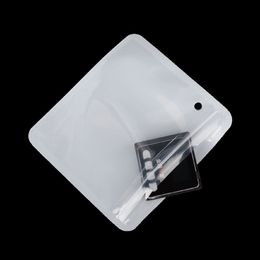 Clear+white zipper bag for mi watch, charger cables adapters zipper bags 11x12cm high quality in stock