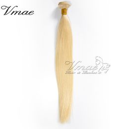 Vmae Peruvian Virgin Unprocessed Human Hair Bulks Straight Natural Colour Blonde Brown 3 Bundles