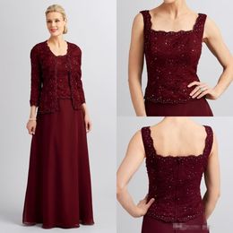 Wine Red Mother of the Bride Dress Suit Prom Dresses vestido mama de la novia Custom Made