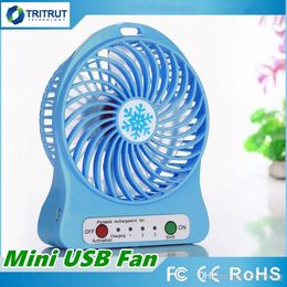 100% Tested Rechargeable LED Light Fan Air Cooler Mini Desk USB 18650 Battery Rechargeable Fans With Retail Package for tablet Computer MQ50