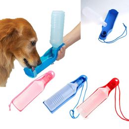 Pet Dog Drinking Bottles Travel Potable Pet Dog Cat Water Feeding Drink Bottle Dispenser Water Bottle 250ml