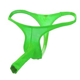 Brand Mens Fashion Sretch G-string Low Rise T-back Micro Thong Briefs Hollow Out Comfortable Panties Gay Funny Underwear 72a