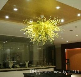 Free Shipping Europe Style Crystal Chandelier LED Lights CE UL Blown Glass Ceiling Chandelier for Kitchen dining room