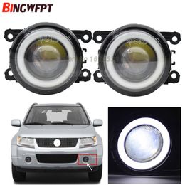 2pcs/pair (Left+Right) Angel Eye car-styling Fog Lamps LED Lights For Suzuki Grand Vitara 2 / II Closed Off-Road Vehicle JT 2005-2015