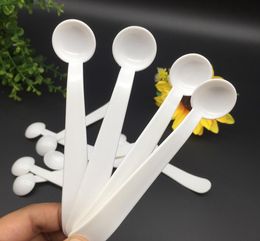 2g Measuring Spoons Professional White Plastic Scoops for Food/Milk/Washing Powder/Measuring Spoons SN4274