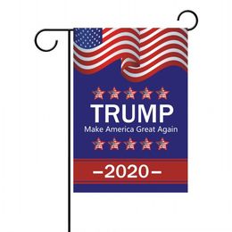 30Pcs Trump 2020 KEEP AMERICA GREAT Flags US Election Mini Hand Flags