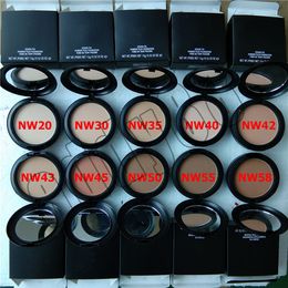 Foundation Brand Makeup Powder Cake Easy to Wear Face Powder Blot Pressed Powder Sun Block Foundation 15g NC Colours