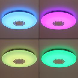 Modern LED ceiling Lights RGB Blutooth ceiling lamp Dimmable 25W 36W 52W APP Remote control Music light for bedroom kids room