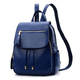 Shoulder bag lady 2020 new women bag Korean loft leather backpack school bags