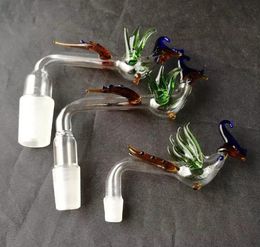 18.8 mm male nail bowl pieces phoenix style water pipes glass bongs hooakahs two functions for oil rigs glass bongs