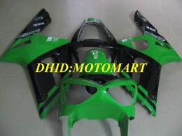 Injection Mould Fairing kit for KAWASAKI NINJA ZX 6R 600CC 03 04 ZX6R 636 2003 2004 Top green black Fairings set ZX49