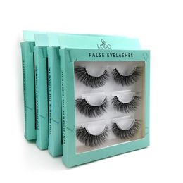 Mink Thick False Eyelashes 3D Natural Long Package Box Eyelash Beauty