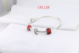 Fashion-New high quality fashion brand S925 silver bracelet for couples gifts and fashion women's beaded silver bracelet