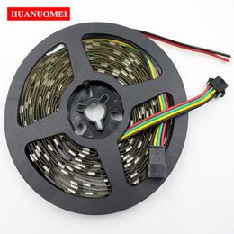 5V 32LEDs APA102 RGB Pixel LED Light Strip 5050 SMD Digital Christmas TV Tape Addressable,5M/Roll,32pixels/m,BLACK PCB,Non-waterproof IP20