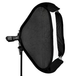 Freeshipping 80 * 80cm / 31" * 31" Flash Softbox Diffuser with S-type Bracket Bowens Holder for Speedlite Flash Light