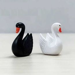 Creative Home Decoration Swan White and Black Wedding Decor Wedding Party Gift Crafts Home Decor yq01488