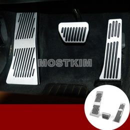 AT Brake Accelerator Pedal Footrest Pad Cover For BMW X5 X6 E70 E71 2008-2014