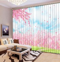 Simple Tree vine Custom Curtains 3d Curtain For The Living Room Bedroom Hotel Window Curtains 2019