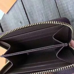 2021 Hot Fashion designer clutch famous men women brand clutch Genuine leather wallet with box dust bag 60067 Short Coin Pocket Purse Bag 11x8cm