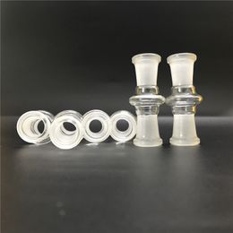 Glass Bong Adapter Converter with 10mm 14mm 18mm Male Female Clear Thick Pyrex Glass Water Pipes for Smoking