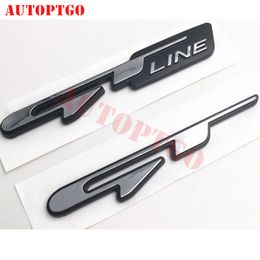 Car 3D Letter GT Line GTline Emblem Logo Badge Decal Sticker For Kia Sorento Sportage Stinger Ceed Soul Forte Rio Picanto K4 K5