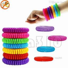 New Anti- Mosquito Repellent Bracelet Anti Mosquito Bug Pest Repel WristBands Bracelet Insect Repellent Mozzie Keep Bugs Away I540