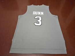 Custom Men Youth women Vintage #3 Kris Dunn New Materials With Double Basketball Jersey Size S-4XL or custom any name or number jersey