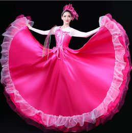 Customized folk amazing elegant festival Opening performance dress female adult new style grand stage annual meeting long dress