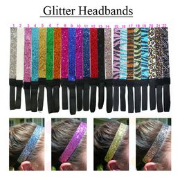 Glitter Headband Sports Dance Softball Sparkly Headbands Wholesale Team Packs