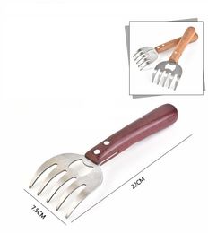 2019 New Stainless steel Paws Meat Claws Handler Fork Tongs Pull Shred Pork BBQ Barbecue Tools Multi Meat claw