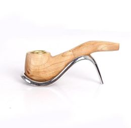 Manufacturer Direct Selling Wood Pipe Solid Wood Pipe Tobacco Tool Creative Tobacco Nozzle Fittings Filtration