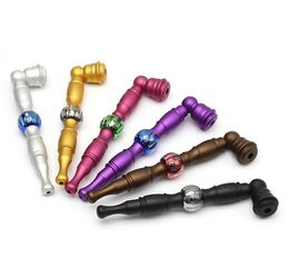 Fashionable and Convenient Metal Aluminum Pipe Grinding Lantern Colored Beads Multicolored Wholesale Tobacco Gifts Wholesale