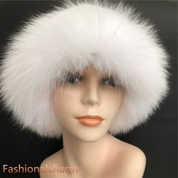 Womens Winter Real Genuine Mink Fur Hat Knitted Beanie earmuffs W Real Fox Fur Brim Cap