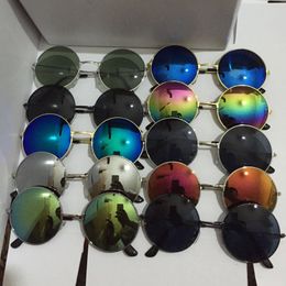 Vintage childrens Round Sunglasses Boys Girls Kids Prince mirror Alloy frame Toad Sunglasse