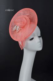 coral wedding hats uk