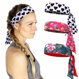 Boho Tie on Headbands for Women Wide Bohemian Knotted Yoga Headband Head Wrap Hair Band