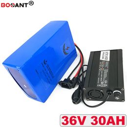 36V E-bike Lithium battery 36V 30AH For Bafang BBSHD 1000W 1500W Motor electric bicycle lithium ion battery 36V +5A Charger